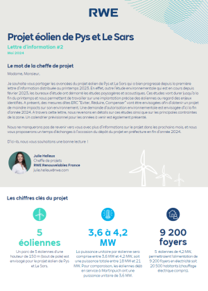 Lettre d'information n°2